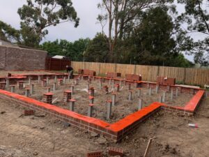 Termite protection for a new building using Kordon